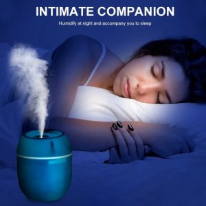 Portable Mini Humidifier with USB Cool Mist for Baby Bedroom Travel Office Essential Oil Diffusers 250ml
