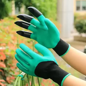 ABC Plastic Heavy Duty Gardening Gloves with Claws 1 Pair