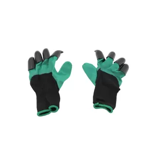 ABC Plastic Heavy Duty Gardening Gloves with Claws 1 Pair