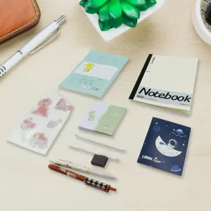 Cartoon Stationery Box  School Box with Cartoon Design for Students  1 Box