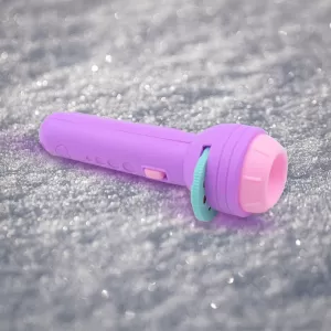 Mini Slide Projector for Kids with 3 Slide and Animated Patterns Flashlight Torch