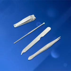 4 in 1 Nail Clipper Kit Fingernail Clipper Manicure Set  Stainless Steel Nail Cutter Set  Lightweight and Beautiful Travel Case 4 PC Set