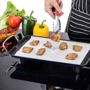 Non Stick Microwave and Oven Proof Parchment Paper  Easy to Tear Easy to Clean  for Grilling Cooking Deep Fryer