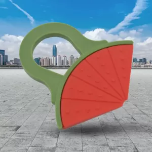 Baby Silicone Teether  Fruit Teether for Toddlers  100% Food Grade  Non Toxic and  Latex Free 1 PC