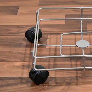 SS Square Oil Stand Convenient Oil Bottle and Jar Carrier