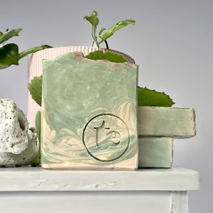 French Green Clay Artisan Soap - for normal to dry skin