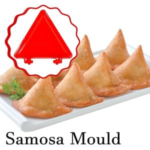 Red Kitchen Tool Mould Dough Press Set of 4 Pieces