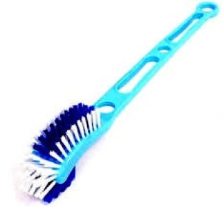 Dual Hockey Stick Toilet Brush 2 in 1 Cleaning Tool