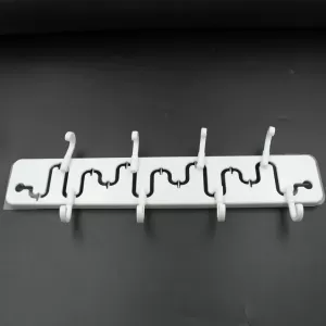 Slideway Adjustable Hook Strong Wall Adhesive Plastic Hooks for Home and Bathroom Use