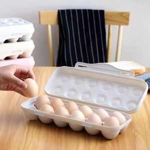 Egg Holder Storage 18 Grid Shock Proof Container