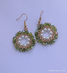 Handmade Elegant & Light Weight Beaded Earrings