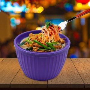 Plastic Round Noodles Bowl