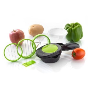 6 in 1 Plastic Vegetable Grater Chipser Slicer Kitchen Tool