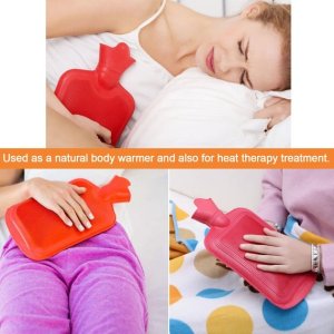Small Rubber Hot Water Heating Pad for Pain Relief