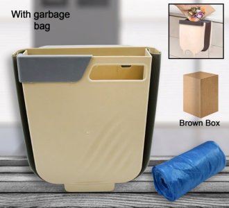 Hanging Trash Can for Kitchen Cabinet Door