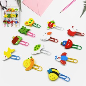 Colorful Cartoon Paper Clips