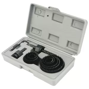 High Quality Wood Hole Saw Cutting Set 11pcs 19 64mm Multicolor