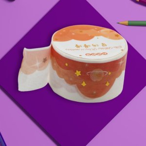 1 Roll Scrapbook Sticker Decor Wide Adhesive Tape