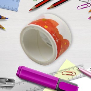 1 Roll Scrapbook Sticker Decor Wide Adhesive Tape