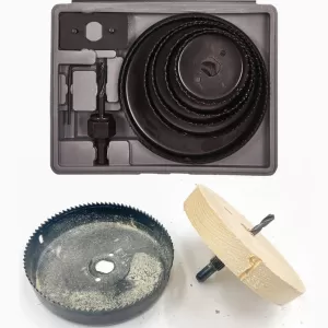 8PC Hole Saw Set  High Quality Tools for Efficient Cutting