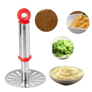 Potato Pav Bhaji Masher & Oval Pav Masher Set