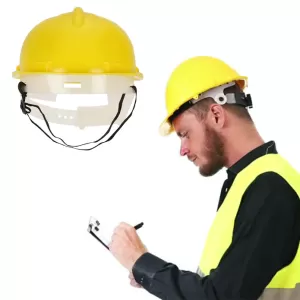 Yellow Plastic Hard Hat Construction Cap 1PC  Protect Your Head