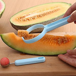 2 in 1 Soft Fruit Peeler and Baller Kitchen Gadget Tool
