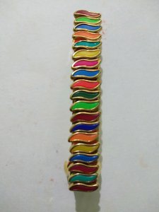 Colourful Kundan Centre Clip (1 pc)