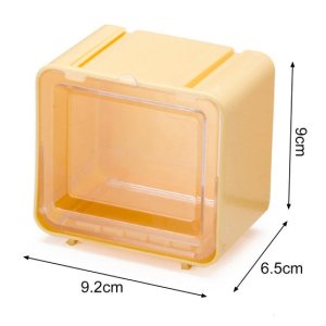 Tape Storage Box Durable Plastic Transparent Lid