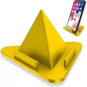 Pyramid Mobile Stand with 3 Different Inclined Angles Keep Your Phone Secure