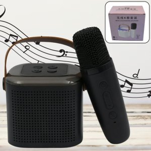 Wireless Speaker Microphone Set RGB Light Support