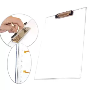 Transparent Premium Exam Pad for Students which is Unbreakable Flexible Board