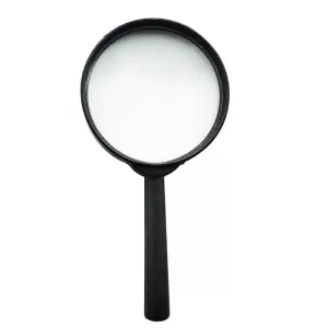 Glass Lens Magnifying Glass For Real Glass Reading Aid Breakage Proof 90mm & 60mm For 2pc Set