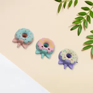 Tree Small Sized Cartoon Themed Non Toxic Donut Erasers For School Stationery