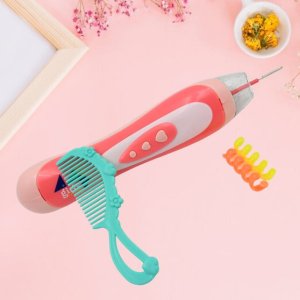 Hair Styling Clips Twist Beads Kit for Girls Portable Braider Machine