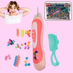 Hair Styling Clips Twist Beads Kit for Girls Portable Braider Machine
