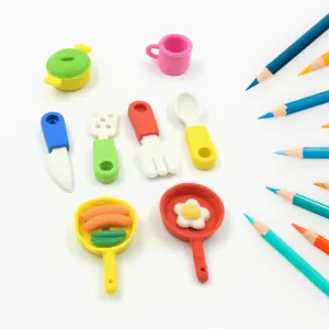 Colorful Mini Erasers  Fun And Stylish Set 9 PC And 8 PC