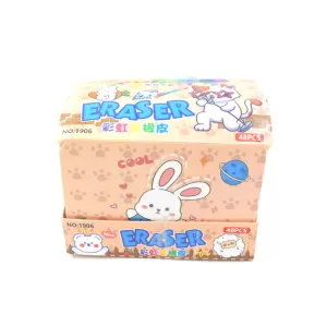 Fancy Erasers For Kids Rainbow Erasers Stationery Gift 48 Pcs