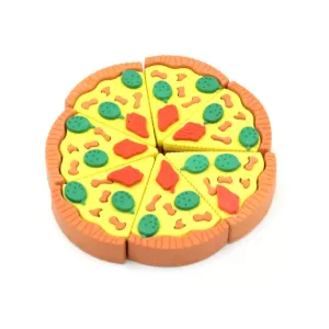 3d Pizza Slices Eraser  Fast Food Lover Stationery Kit 7 Pcs