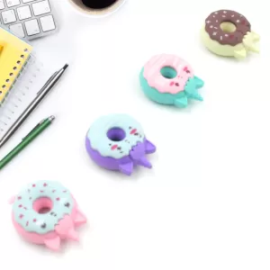 3D Fancy And Stylish Colorful Erasers with Plastic Case
