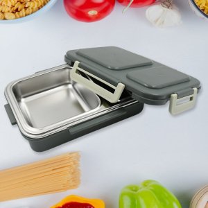 Stainless Steel Lunch Box with Quick Lock Miracle