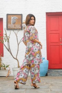 Fun Floral Co Ord Women Fashion Summer Set