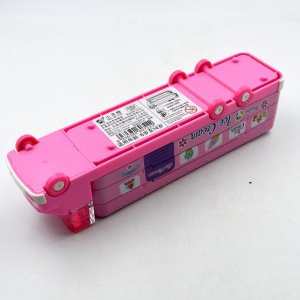 Magic Truck Compass Pencil Case with Movable Wheels