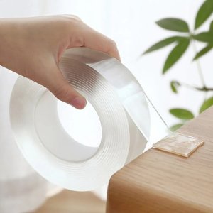 Sticky Tape Washable Adhesive 1M Tape Reusable