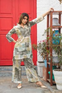 Fun Floral Co Ord Women Fashion Summer Set