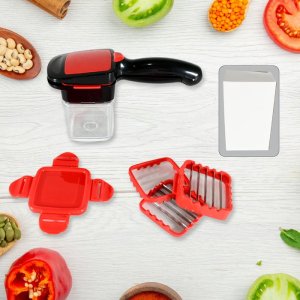 Multifunction Vegetable Cutter Manual Quick Dicer Fruit Chopper