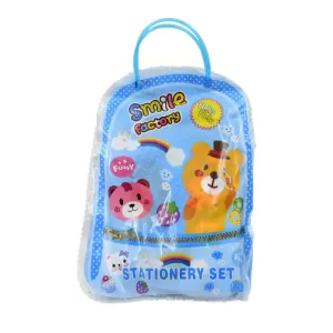 Stationery Kit for Kids  Wooden Pencil Sharpener Eraser Birthday Return Gift 6 PCS Set