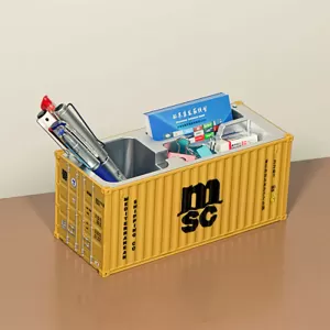 Shipping Container Pen Holder Shipping Container Model Pen Name Cardholder