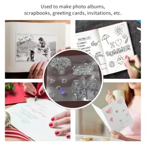 Reusable Rubber Stamp Tpr Stamp Diy Accessories For Multiple Use