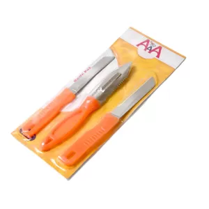 3 in 1 Stainless Steel Kitchen Knife Set